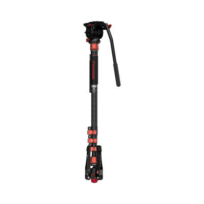 iFootage Cobra 3 Monopod & Komodo K5S Fluid Tripod Kafası - 8