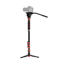 iFootage Cobra 3 Monopod & Komodo K5S Fluid Tripod Kafası - 10