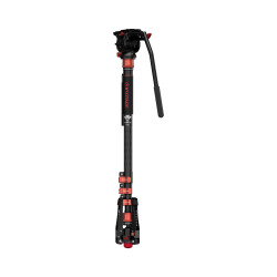 iFootage Cobra 3 Monopod & Komodo K5S Fluid Tripod Kafası - 8