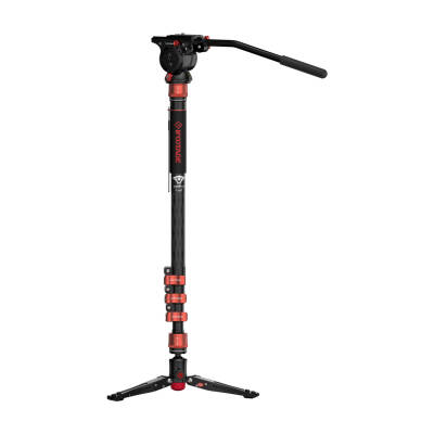 iFootage Cobra 3 Monopod & Komodo K5S Fluid Tripod Kafası - 7