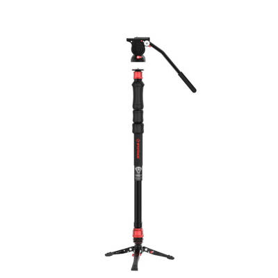 iFootage Cobra 3 Strike Monopod & Komodo K5S Fluid Tripod Kafası - 6