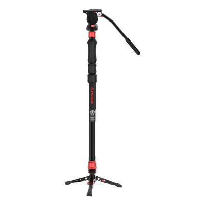 iFootage Cobra 3 Strike Monopod & Komodo K5S Fluid Tripod Kafası - 5