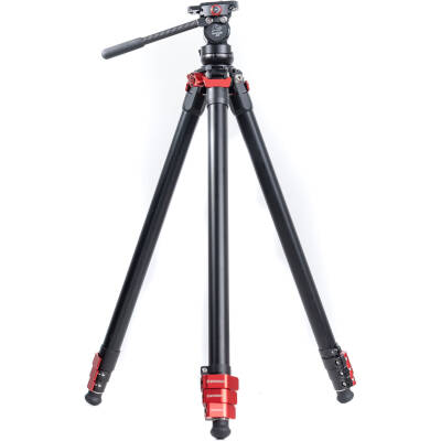 iFootage Gazelle TA3B Alüminyum Tripod + Komodo K3 Fluid Head - 1