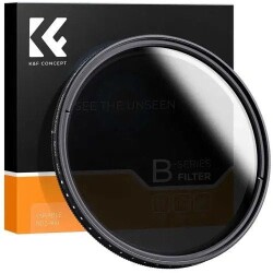 K&F Concept 58mm B-SERIES ND2-ND400 (1 ile 9 Stop) ND Filtre - 1