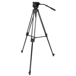 Kingjoy VT-2100L Video Tripod + VT-3520 Video Başlığı - Çantalı Kit - 4