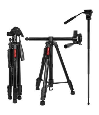 Kingjoy VT-890H6 Deve Boynu Video Tripod - 4