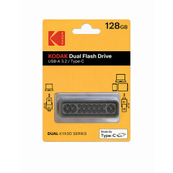 Kodak 128GB 3.2 Gen1 Type-C OTG Usb Bellek (K143D) - Kodak (1)