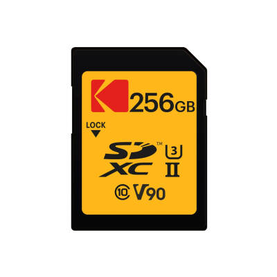 Kodak 256GB UHS-II U3 V90 SD Hafıza Kartı - 1
