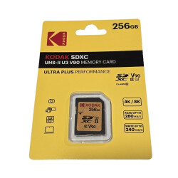 Kodak 256GB UHS-II U3 V90 SD Hafıza Kartı - Kodak (1)