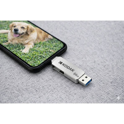 Kodak 64GB Dual 3.1 Type-C Metal USB Bellek (K223C) - 3