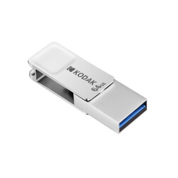 Kodak 64GB Dual 3.1 Type-C Metal USB Bellek (K223C) - Kodak