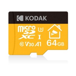 Kodak 64GB Micro SD UHS-I U3/V30/A1 Güvenlik Kamerası İçin Kart KI330 - Kodak (1)