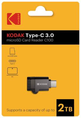Kodak Micro SD Kart Okuyucu Type-C 3.0 C100 - 1