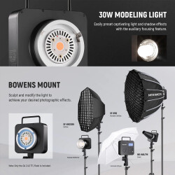 Neewer Q4 400WS 2.4G TTL Akülü Paraflaş Seti (Nikon Uyumlu) - 3
