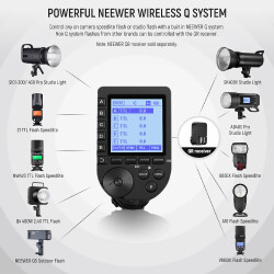 Neewer QPRO-C TTL Kablosuz Flaş Tetikleyici (Canon) - 3