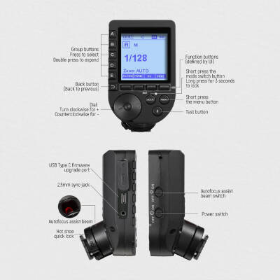 Neewer QPRO-S TTL Kablosuz Flaş Tetikleyici (Sony) - 2