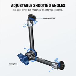 Neewer ST08 Magic Arm (9.8inç / 25cm) - 2