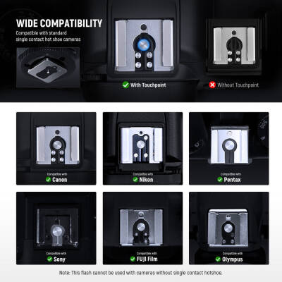 Neewer Z160 Retro Tepe Flaşı TTL/M (Li-ion dahili bataryalı) - 3