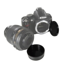 OEM Marka Body ve Lens Arka Kapağı (Nikon İçin) - 4