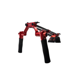 Pan & Tilt Omuzluk Sistemi (Kırmızı) - Pan & Tilt