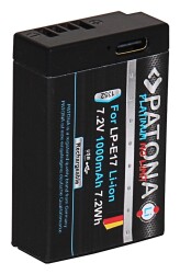 Patona 1352 Platinum Usb-C Girişli Batarya (Canon LP-E17) - Patona
