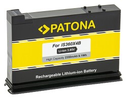 Patona 1417 Insta360 X4 için Batarya 2350mAH 3.85 V - 4