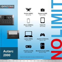 Patona 9983 Platinum Autarc 2000W Powerstation - 3
