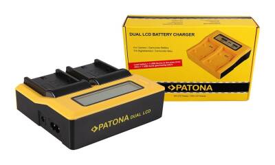 Patona 7525 İkili LCD Ekranlı Şarj Aleti Sony NP-F970 İçin - 4