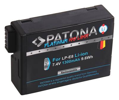 Patona Platinum Batarya Canon LP-E8 İçin - 2