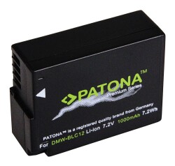 Patona Premium Batarya Panasonic DMW-BLC12 İçin - 2