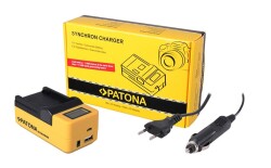 Patona Senkron LCD Ekranlı USB Şarj Cihazı Sony NP-FW50 İçin - Patona (1)