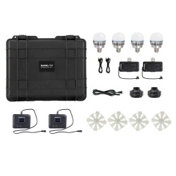 PavoBulb 10C 4lü Ampül Işık Kit - Nanlite