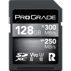 ProGrade 128GB 300MB/s SDXC UHS-II V90 Hafıza Kartı - ProGrade