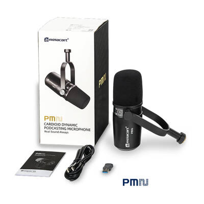 Relacart PM2 Cardioid Dynamic Podcast Mikrofon - 5