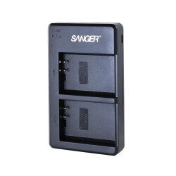 Sanger LP-E10 Canon İkili USB Şarj Aleti - 1