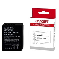 Sanger NP-W126 Fujifilm Fotoğraf Makinesi Batarya - Sanger (1)