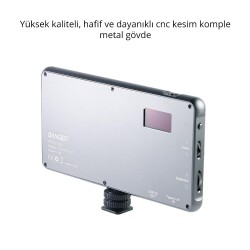 Sanger PRO-S21 v2 RGB Led Video Efekt Işığı - 4