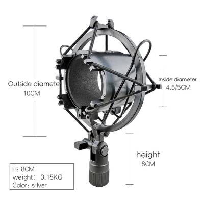 Sanger SM-709 Stüdyo Mikrofon Shock Mount - 4