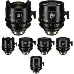Sigma T1.5/T2 Cine FF High-Speed Art Prime 7-Lens Set - Sigma