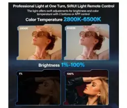 Sirui CX150 100W Bi-Color LED Video Işığı - 5