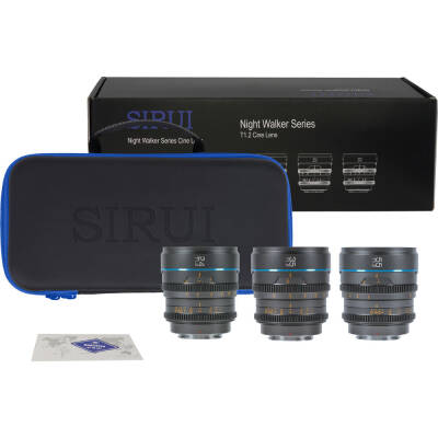 Sirui Night Walker T1.2 S35 Cine 3-Lens Set X-Mount - 4