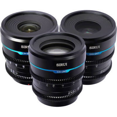 Sirui Night Walker T1.2 S35 Cine 3-Lens Set X-Mount - 3