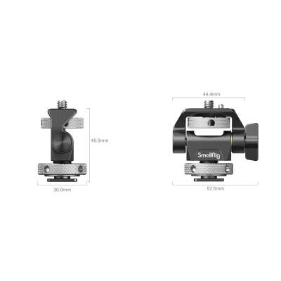 SmallRig 2905B Döner ve Eğimi Ayarlanabilir Metal Monitör Ayağı - 3