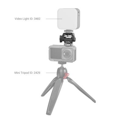 SmallRig 2905B Döner ve Eğimi Ayarlanabilir Metal Monitör Ayağı - 5