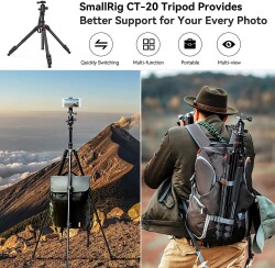 SmallRig 3474C CT-20 Alüminyum Alaşımlı Tripod - 6