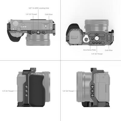 SmallRig 3538 Sony ZV-E10 için Saplı Kafes - 4