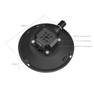 SmallRig 4114 6'' Vantuzlu Kamera Yuvası - 5