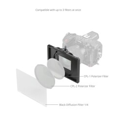 SmallRig 4409 LITE Ayarlanabilir Kelepçeli Mat Kutu - 5