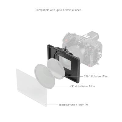 SmallRig 4409 LITE Ayarlanabilir Kelepçeli Mat Kutu - 5
