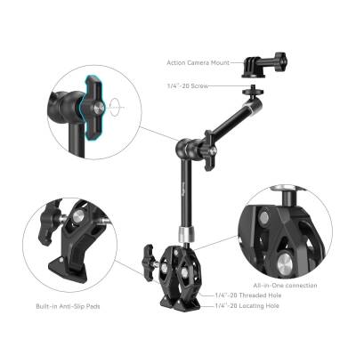 SmallRig 4454 Magic Arm ile Yengeç Şekilli Kelepçe - 3